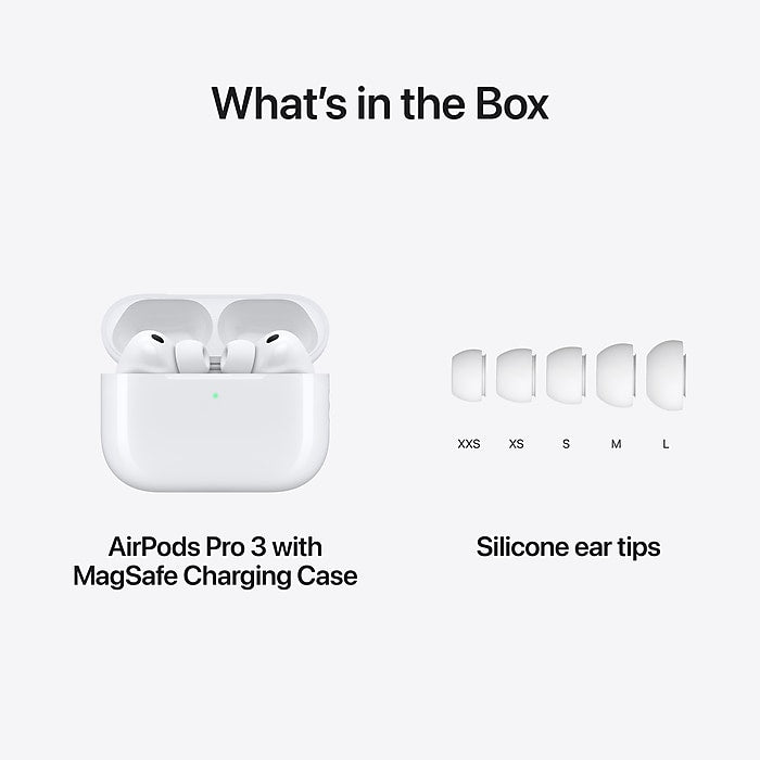 Apple AirPods Pro 3 Wireless Active Noise Canceling Earbuds White MFHP4LL/A