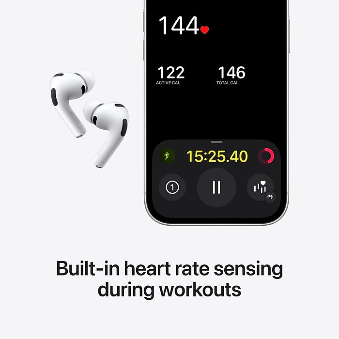 Apple AirPods Pro 3 Wireless Active Noise Canceling Earbuds White MFHP4LL/A