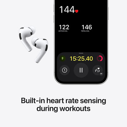 Apple AirPods Pro 3 Wireless Active Noise Canceling Earbuds White MFHP4LL/A