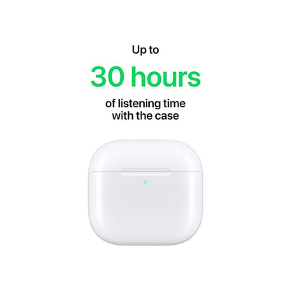 Apple AirPods 4 Wireless Ambient Sound Earbuds White MXP63LL/A